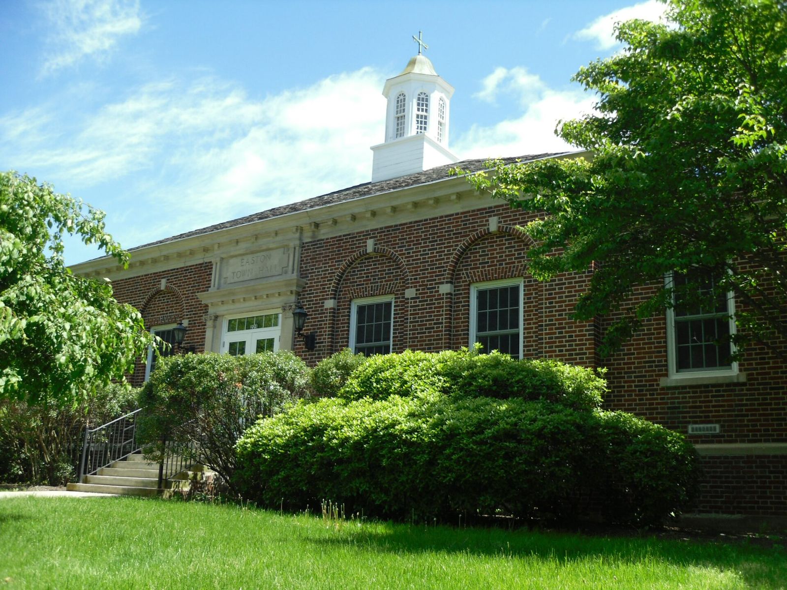 Easton Town Hall — local landmark in Levco's Easton service area