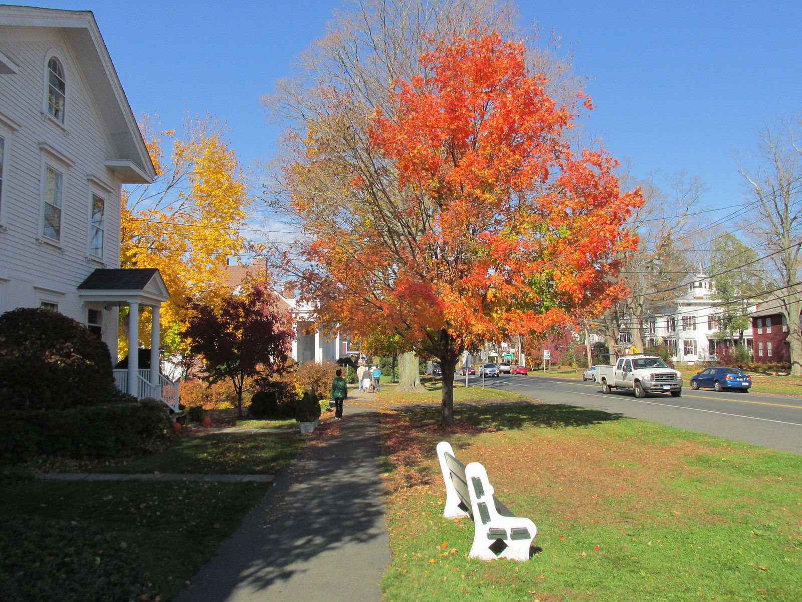 Main Street, Newtown, CT — local landmark in Levco's Newtown service area