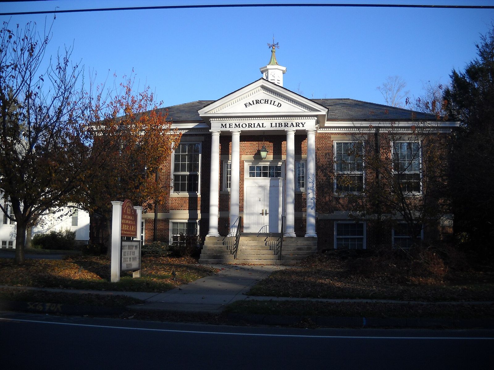 Fairchild-Nichols Library, Trumbull — local landmark in Levco's Trumbull service area