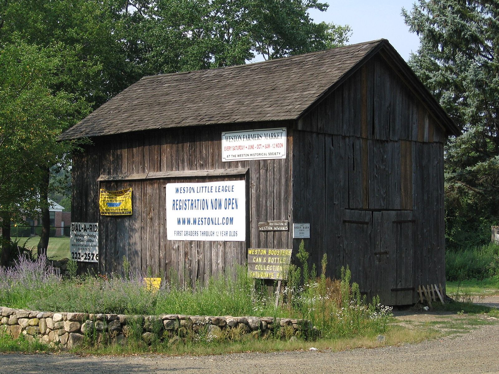 Weston, CT historic onion barn — local landmark in Levco's Weston service area