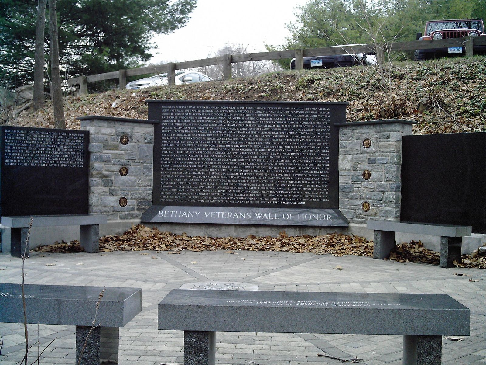 Bethany Veterans Wall of Honor — local landmark in Levco's Bethany service area