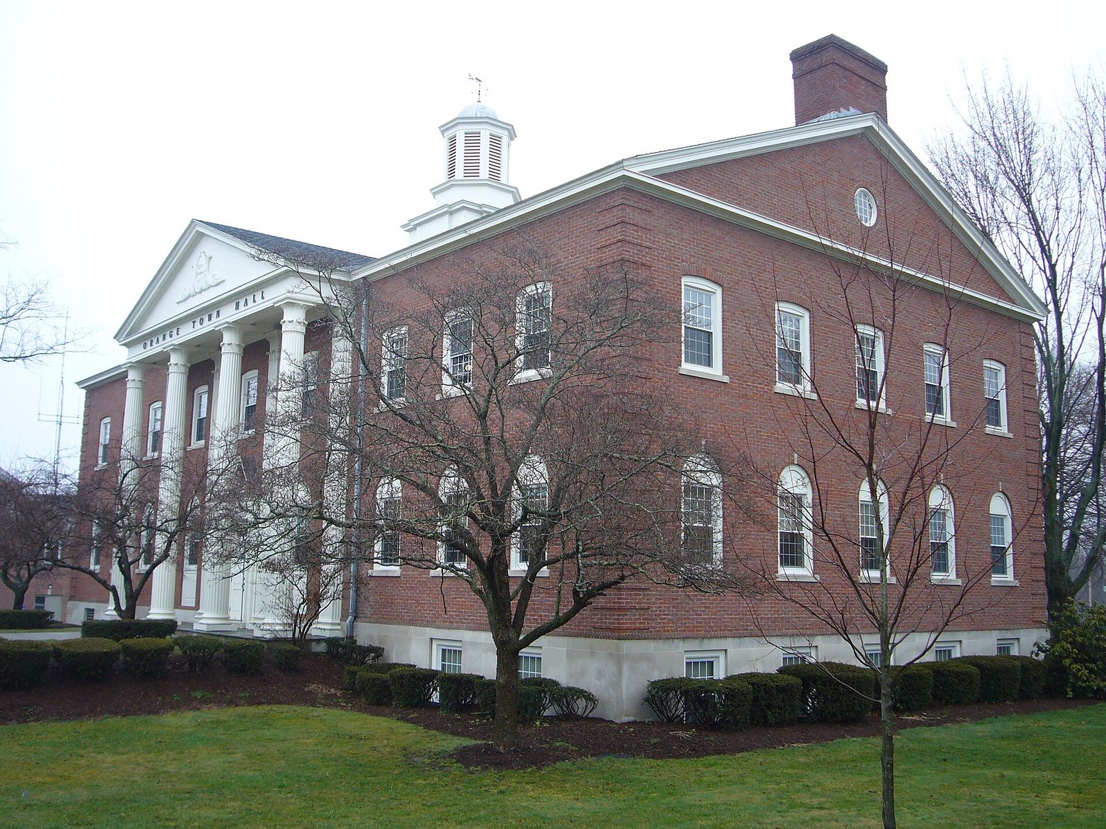 Orange Town Hall — local landmark in Levco's Orange service area